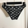 Louis Vuitton black denim effect bikini