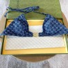 Gucci denim effect swimsuit