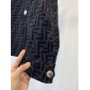 Fendi FF canvas coat