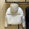 Prada white puffer coat