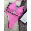 Gucci pink bikini