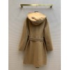 Louis Vuitton Wrap Coat in Beige