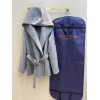 Louis Vuitton Wrap Coat in Gray