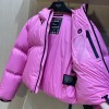 Prada pink puffer coat