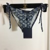 Louis Vuitton blue denim effect bikini