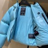 Prada blue puffer coat