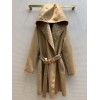 Louis Vuitton Wrap Coat in Beige