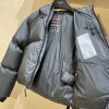 Prada black puffer coat