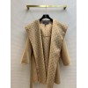Louis Vuitton Wrap Coat in Beige
