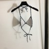 Louis Vuitton blue denim effect bikini