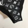 Louis Vuitton black denim effect bikini