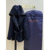 Louis Vuitton Wrap Coat in Blue