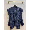 Louis Vuitton Wrap Coat in Blue