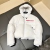 Prada white puffer coat