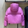 Prada pink puffer coat