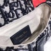 Dior Women Saddle Bag in Blue Canvas M0446