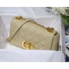 Dior Caro Medium Cream Bag 25cm