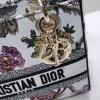 Dior lady D-lite medium white multicolor bag