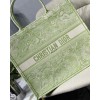 Dior book tote green embroided bag 41cm