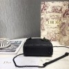Dior Lady Mini Lambskin Bag Matte Black 17cm