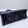 Dior Book To9te Blue Dior Roses Embroidery 41cm Bag