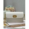 Dior 30 Montaigne Avenue White Leather Bag