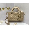 Dior D-Joy Beige Leather Mini Bag
