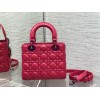 Dior lady hot pink 20cm bag