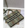 Dior Medium Book Tote Green Embroidery 36 Bag