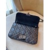 Dior Lucky Addict black chain bag