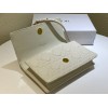 Dior caro white shoulder bag