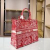 Dior Tote Book CD Red 41cm
