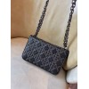 Dior Lucky Addict black chain bag