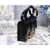 DIOR 30 MONTAIGNE CALFSKIN BAG BLACK