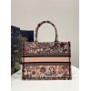 Dior Medium Book Tote Power Jardin MagiqueEmbroidery Bag