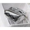 Dior Caro Silver Metallic 25cm