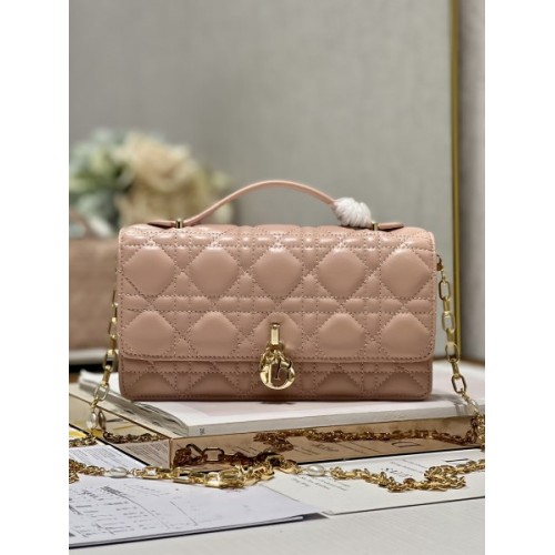 Dior Mini Miss Dior Pink Lambskin Bag