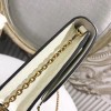 DIOR WHITE SADDLE-CLUTCH VAN KALFSLEER