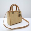 Dior Lady Raffia Bag