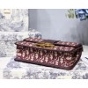 DIOR 30 MONTAIGNE DIOR OBLIQUE BAG BULE&RED