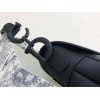 Dior Saddle Bag in Black Ultramatte Calfskin