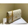 Dior caro white shoulder bag