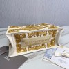 Dior book tote yellow embroidered 41cm