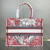 Dior D-Royaume d'Amour Embroidery Book Tote 36cm
