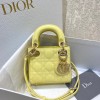 Dior lady patent leather mini 17cm ( pink/ blue/ white/ yellow)