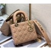 Dior lady patent ABC 20cm beige