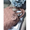 LADY DIOR BLACK ULTRA-MATTE BAG
