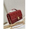 Dior Mini Miss Dior Red Patent Bag