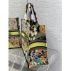 DIOR Book Tote Multicolor Zodiac Embroidery 41cm