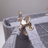 Dior Lady D-lite in gray 24cm